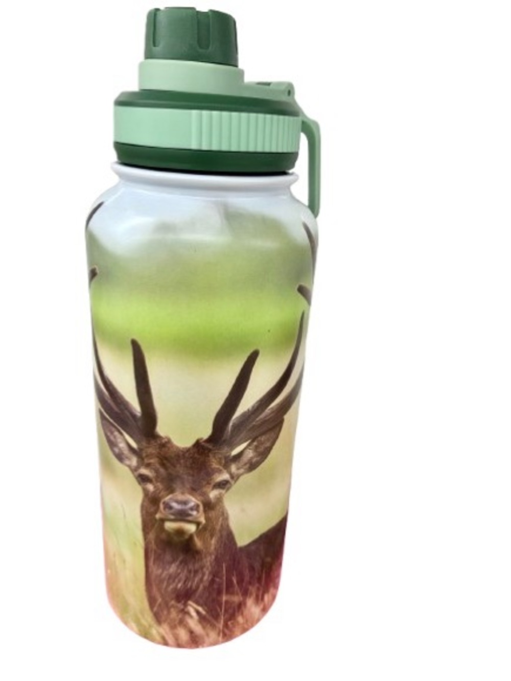 🌶️$12🌶️ NEW Metal Water Bottle Deer 34oz Unisex